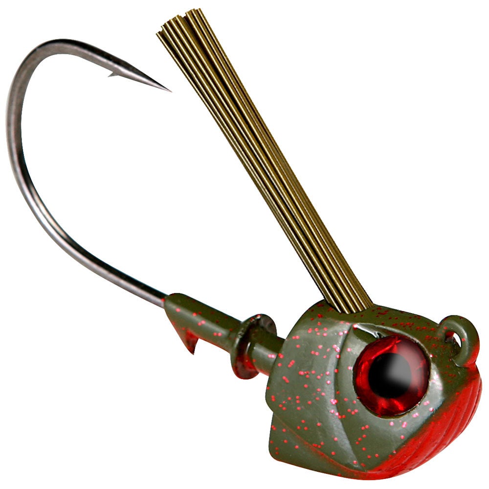 DOBYN'S RODS Swimbait Head Heavy Hook With Weed Guard - 1/4 Oz, 3 Pack, Ayu Color