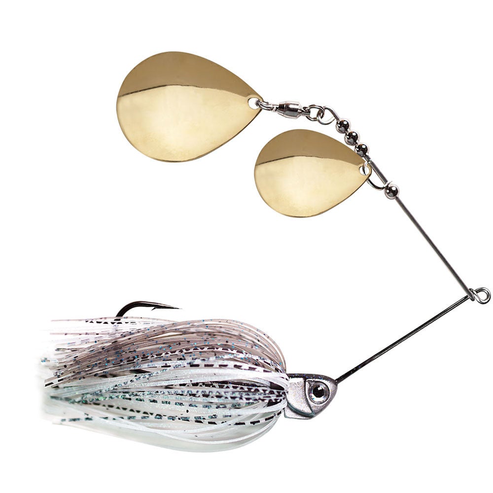 Colorado Spinnerbait Blades Firetiger Shad - 5 Pack With 4 Size Options For Bass Fishing